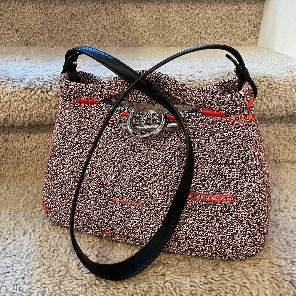 Balenciaga zigzagger woven Tote